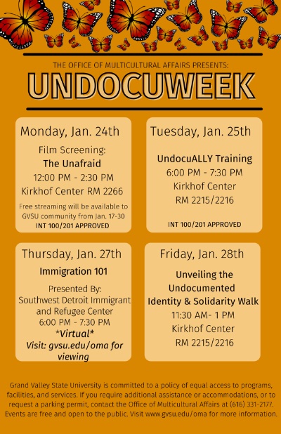 Information on UndocuWeek